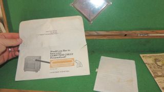 Vintage H.  Gerstner & Sons 10 Drawer Oak Machinist Tool Box Chest 6