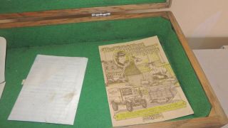 Vintage H.  Gerstner & Sons 10 Drawer Oak Machinist Tool Box Chest 7
