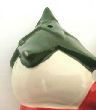 Vtg Salt Pepper Shakers Snowman Christmas Tree Hats Mid Century Kitsch Japan 6
