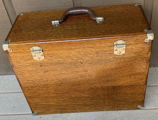 H Gerstner & Sons Wood Machinist Tool Box Chest 11 Drawers Vintage 6