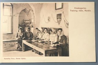 Lebanon Vintage Postcard Armenian Ottoman Turkey Sarrafian: Kimdergarten Mardin