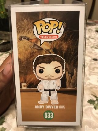 Funko POP Television Parks & Recreation Andy Dwyer as Johnny Karate Chase RARE 2