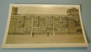 1910 - 1914 Era University Of Pennsylvania Franklin Field Scoreboard Rppc Postcard