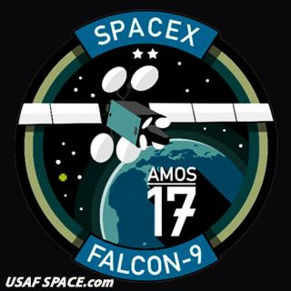 Amos 17 - Spacex - Falcon - 9 Launch - Satellite Mission Patch