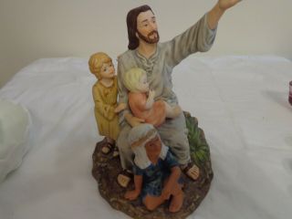 Home Interior,  Masterpiece Porcelain,  1989 Figurine Of Jesus