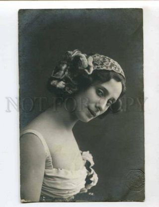 402507 Anna Pavlova Russia Ballet Dancer Vintage Photo Fischer