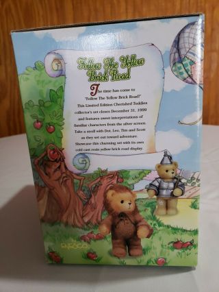 Cherished Teddies Wizard of Oz Follow the Yellow Brick Road Set Enesco Figurines 4