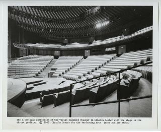 Ezra Stoller Vintage Vivian Beaumont Theater,  Lincoln Center,  Nyc Press Photo