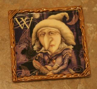 Wise Witch Department 56 Square Wall Art Ugly Big Nose Keep Secrets Forever W