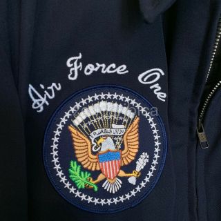 AIR FORCE ONE US PRESIDENTIAL SEAL BLUE CUSTOMIZED PRESIDENTIAL FLIGHT JACKET 44 3