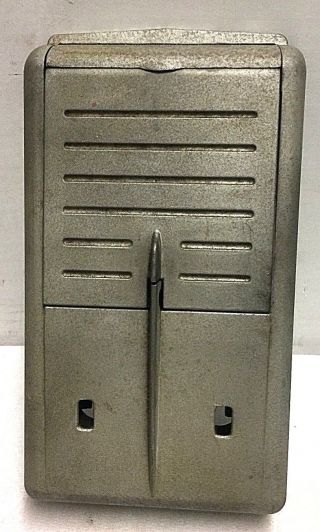Vintage Mail Box Aluminum Art Deco Lockable