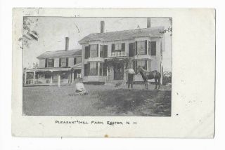 Pleasant Hill Farm,  Exeter,  Nh 1907 Postmarked Postcard