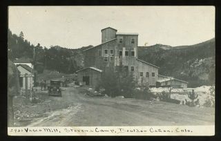 Mining Industry Rppc Vasco Mill Stevens Camp Boulder Canyon Colorado C.  1920