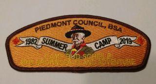 2019 Camp Bud Schiele,  Piedmont Council,  N.  C.  