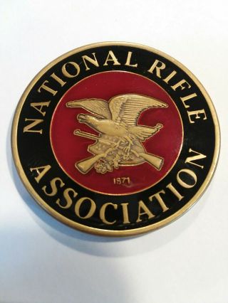 Nra National Rifle Association Second Amendment Enameled Challenge Coin