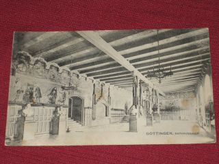 1909 Gottingen,  Rausthaushalle Postcard 2908 Posted Vg