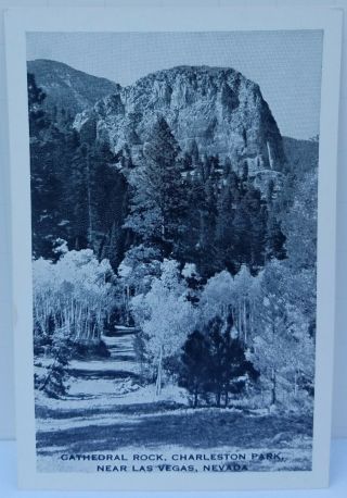 Post Card Of Cathedral Rock Near Las Vegas