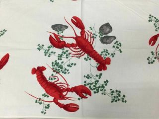 Vintage Wilendur Lobster Tablecloth –