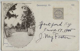 1905 Owensboro Kentucky Early Postcard