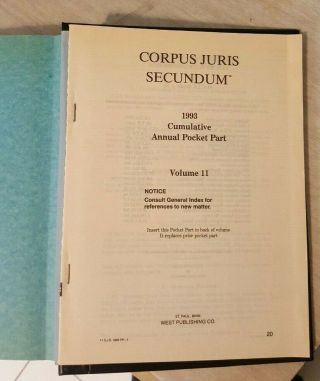 Corpus Juris Secundum - Volumes 11 Thru 20 4