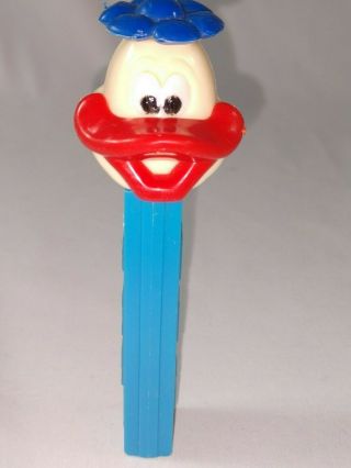 Vintage Pez No Feet Duck With Flower Removable Lips 1973 Made In Austria