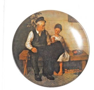 Norman Rockwell Series Bradford Exchange The Lighthouse Keepers Daughter Plate 2