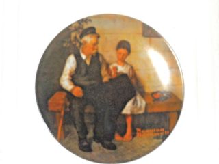 Norman Rockwell Series Bradford Exchange The Lighthouse Keepers Daughter Plate 3