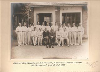 Cmi0173 Romania Hunedoara Eagle Petroseni Bowling Association 1934 Photo 18x24