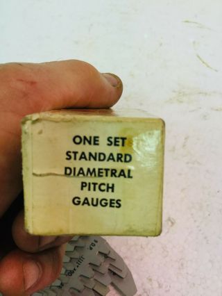 Vintage American Gear Mfg Co Diametral Pitch Gear Tooth Gauge Lindahl Foundry 6