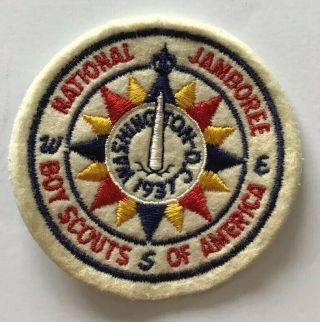 Boy Scout 1937 National Jamboree Patch 3247u