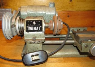 American Edelstaal Unimat SL DB 200 Lathe With U90 Spindle Motor,  Cond. 11