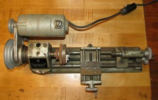 American Edelstaal Unimat SL DB 200 Lathe With U90 Spindle Motor,  Cond. 12