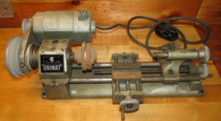American Edelstaal Unimat Sl Db 200 Lathe With U90 Spindle Motor,  Cond.