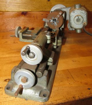 American Edelstaal Unimat SL DB 200 Lathe With U90 Spindle Motor,  Cond. 9