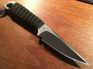 Strider Knives,  Mick Strider Knife,  Fixed Blade CPM20CV steel,  wrapped handle. 2