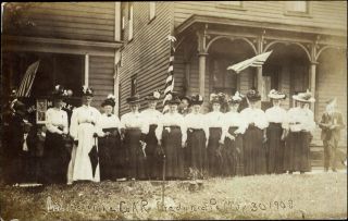 Ladies Of Gar Fredonia Pa Civil War Meat Market Rare Dpo Kremis Pa 1908