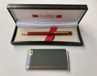 Ferrari Formula Red Ballpoint Pen | Rosso | Aurora | Box | Accessory
