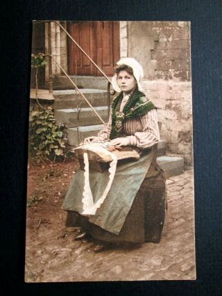 Flemish Lacemaker,  Belgium Social History,  Traditional Costume - Nels (1912)