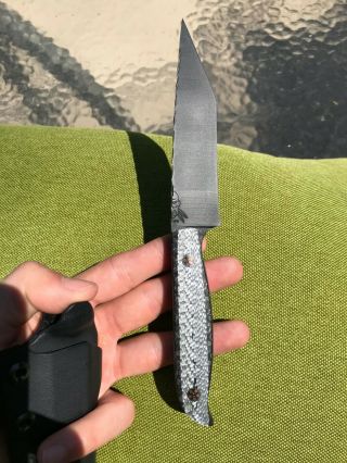 Half Face Blades Kwaiken Tanto Limited Edition With Carbon Fiber Handle