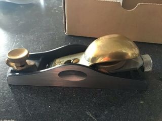 Lie - Nielsen Toolworks L - N 60 1/2 Low Angle Mouth Block Plane w/ Box & Paperwork 5