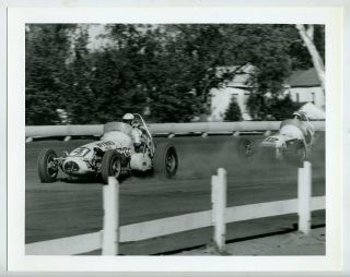 Jim Chini Photo,  Auto Racing,  Don Branson/mario Andretti,  Sacramento,  1965,  Usac