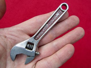 Vintage Diamond Calk Horseshoe Co.  Crescent Wrench Adjustable Wrench Usa 4 "