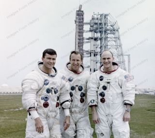 8x10 Print Nasa Apollo 13 Astronauts Launch Pad 1a260