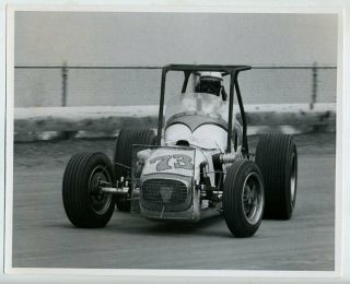 Vintage 1973 Photo,  Auto Racing,  Snider,  Duquoin,  Usac,  8x10,  M19861