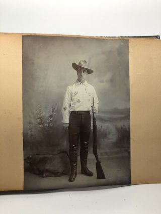 Rare Johnny Baker Cowboy Kid Buffalo Bill Wild West Show Photograph Album 10