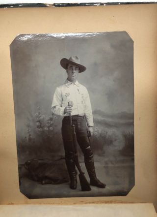 Rare Johnny Baker Cowboy Kid Buffalo Bill Wild West Show Photograph Album 3