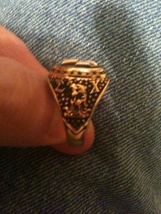 VINTAGE Sigma Chi fraternity ring by Balfour.  Size 10. 2