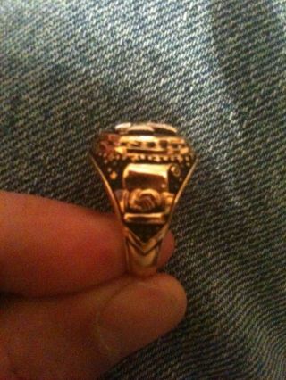 VINTAGE Sigma Chi fraternity ring by Balfour.  Size 10. 3