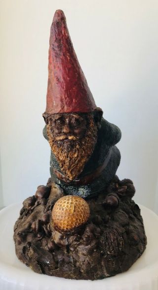 Tom Clark Gnome Hugh Robert With Golf Ball Old 1979 No Edition Cairn 10.  5 "