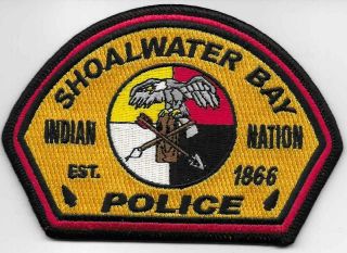 Shoalwater Bay Indian Nation Police Shoulder Patch Washington State